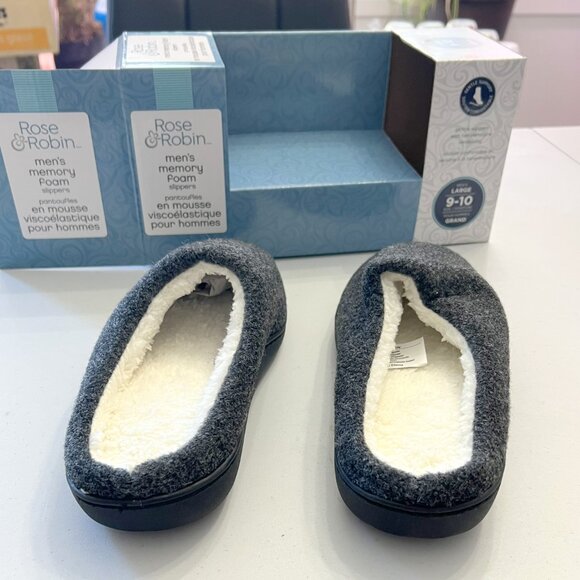 Brand New Men's Memory Foam Slippers Size 9 to 10! - Picture 3 of 16